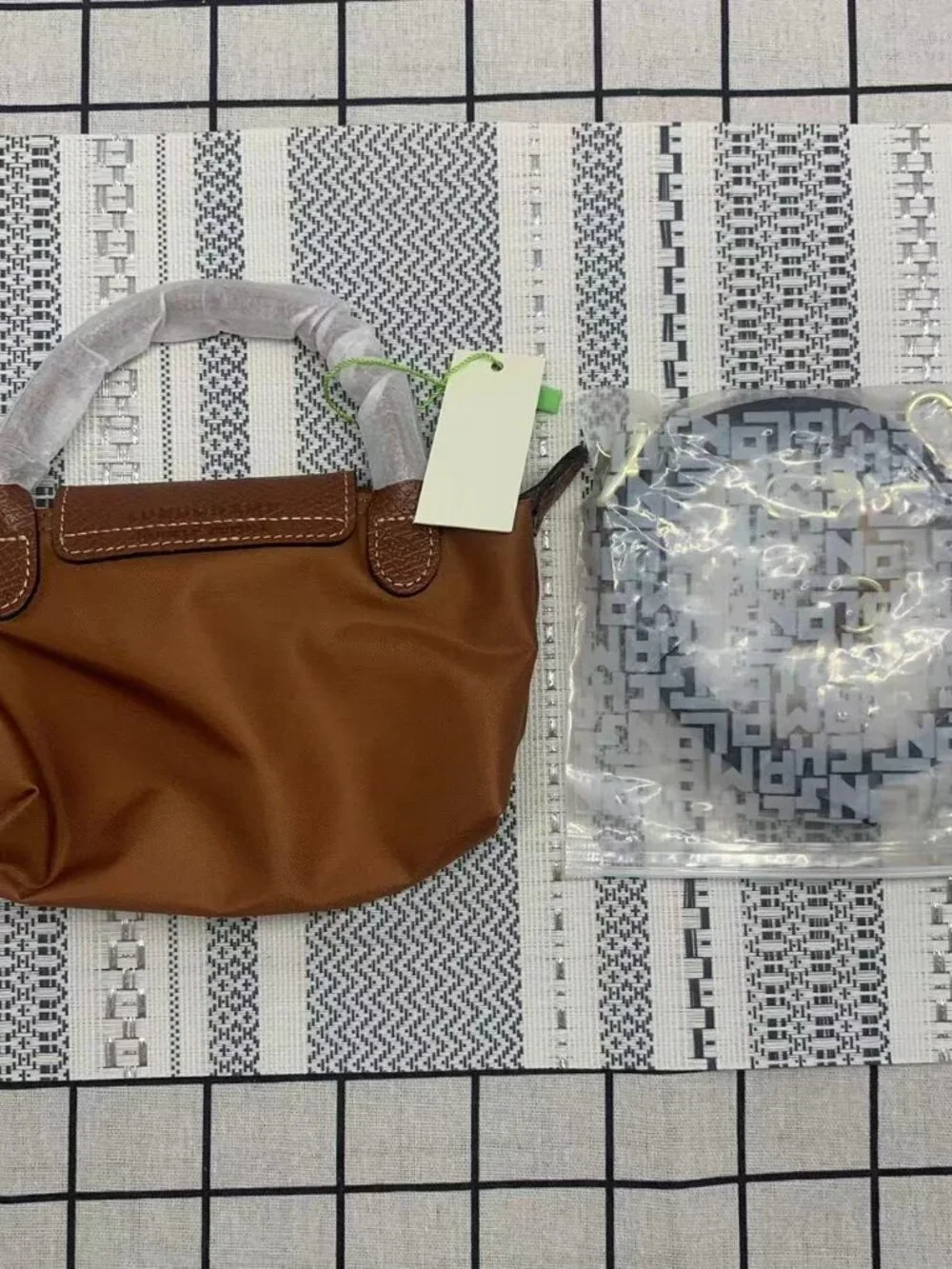 🍦Longchamp Mini Brown Crossbody - Le Pliage Pouch - Picture 5 of 5